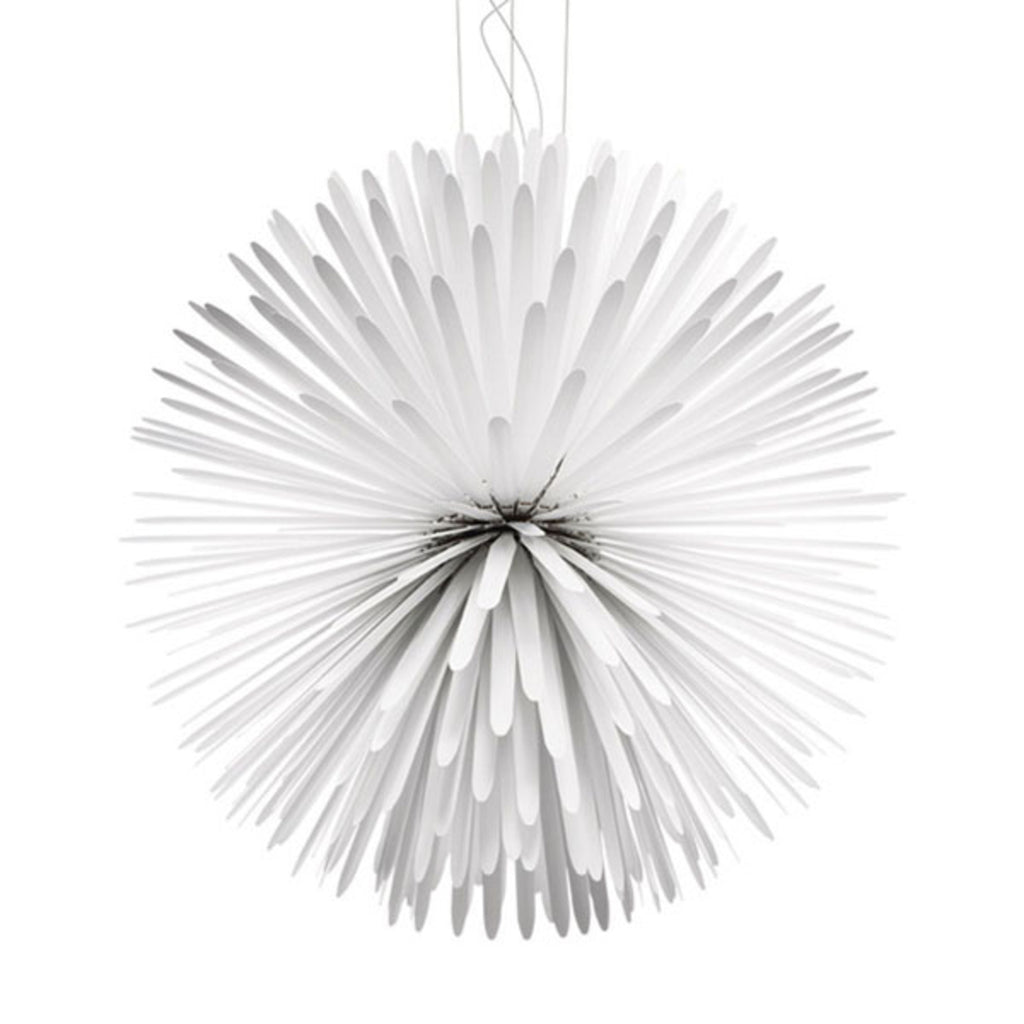 Detalj av LED pendellampe Sun - Light of Love Ø65 cm hvit