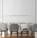 LED pendellampe Surface aluminium bronse 160 cm dimbar forfra