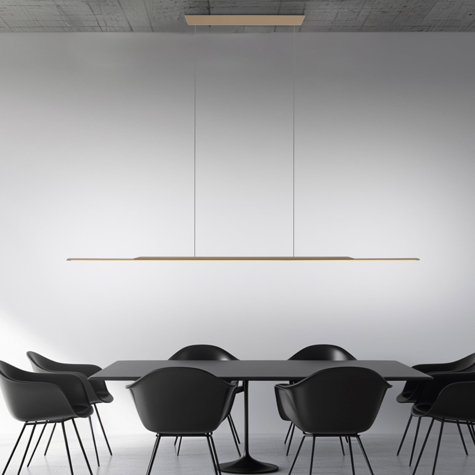 LED pendellampe Surface aluminium bronse 160 cm dimbar bakside