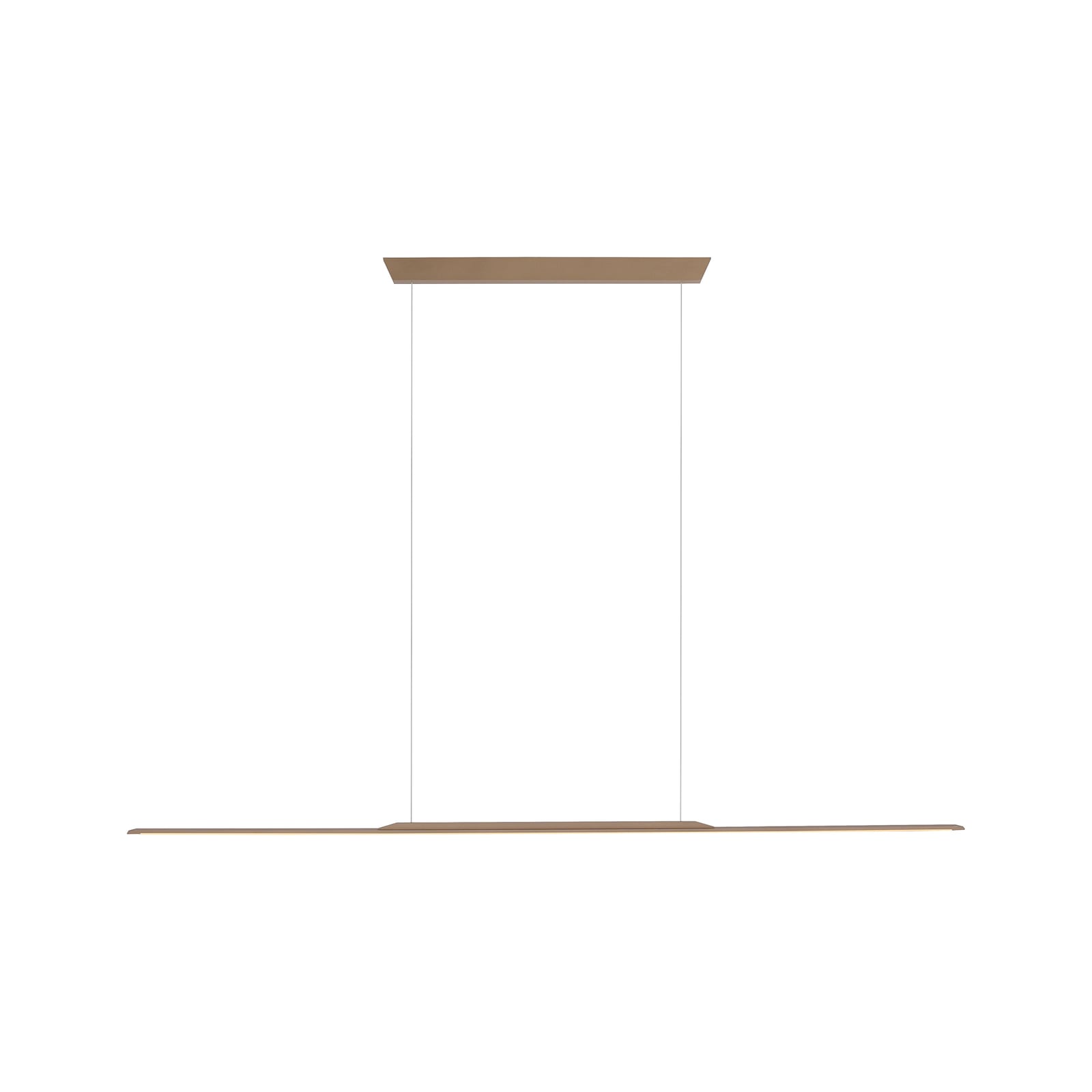 LED pendellampe Surface aluminium bronse 160 cm dimbar nærbilde