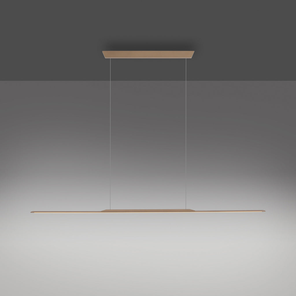 LED pendellampe Surface aluminium bronse 160 cm dimbar side