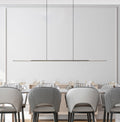 LED pendellampe Surface grå aluminium 160 cm dimbar 25W forfra