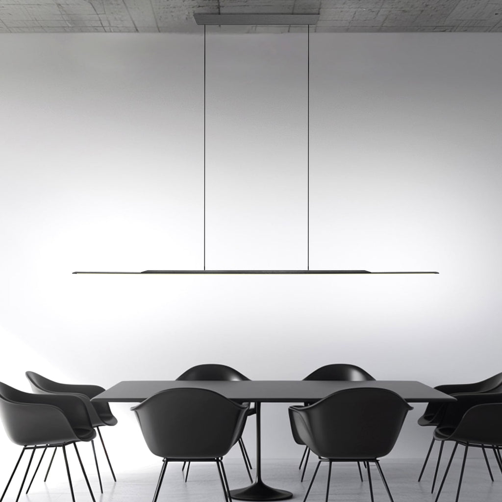 LED pendellampe Surface grå aluminium 160 cm dimbar 25W bakside