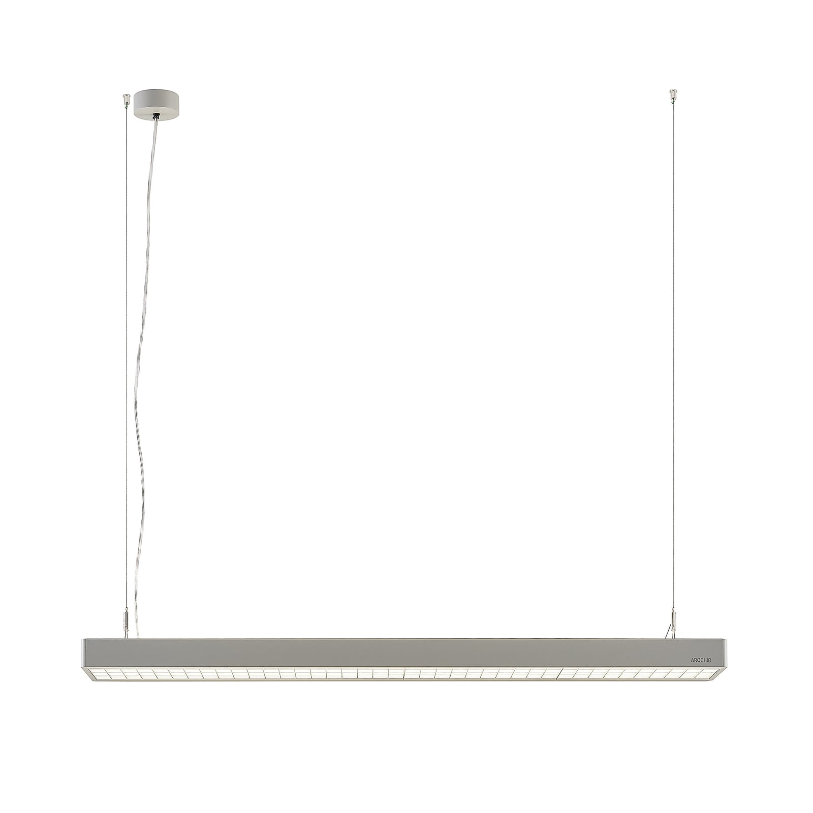 LED pendellampe Susi opp/ned sølv 120 cm side