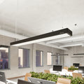 LED pendellampe Susi svart opp og ned dimbar 120 cm DALI forside