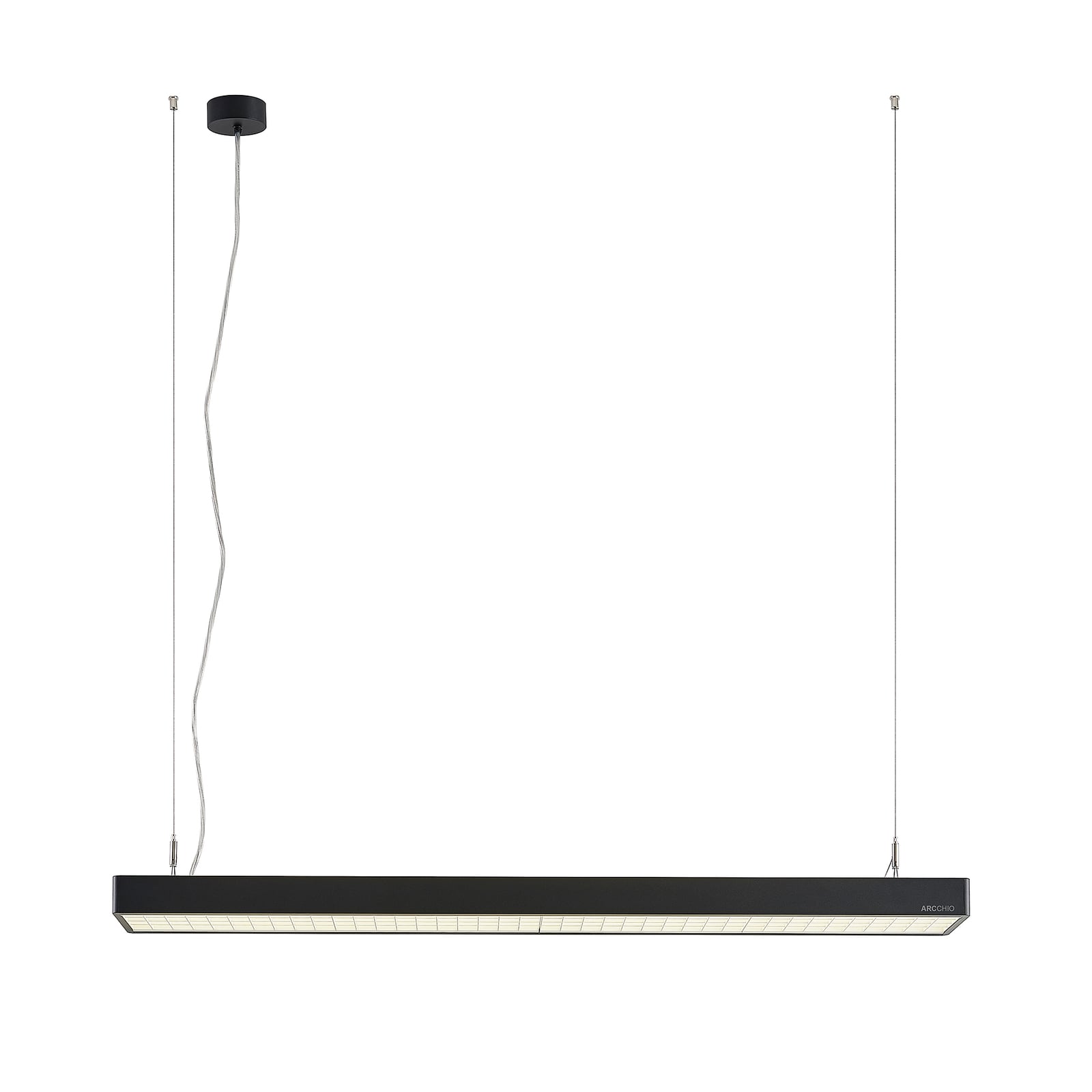 LED pendellampe Susi svart opp og ned dimbar 120 cm DALI oppheng