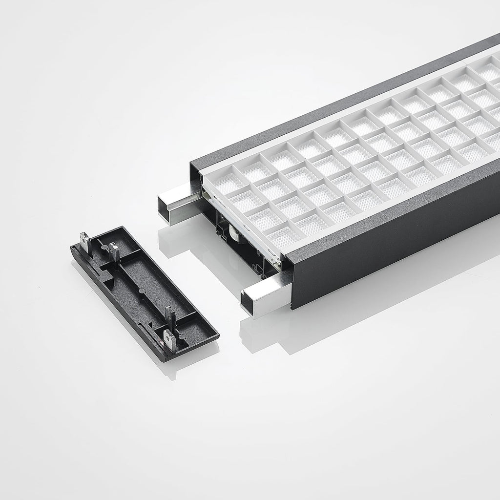 LED pendellampe Susi svart opp og ned dimbar 120 cm DALI dimmerkontroll