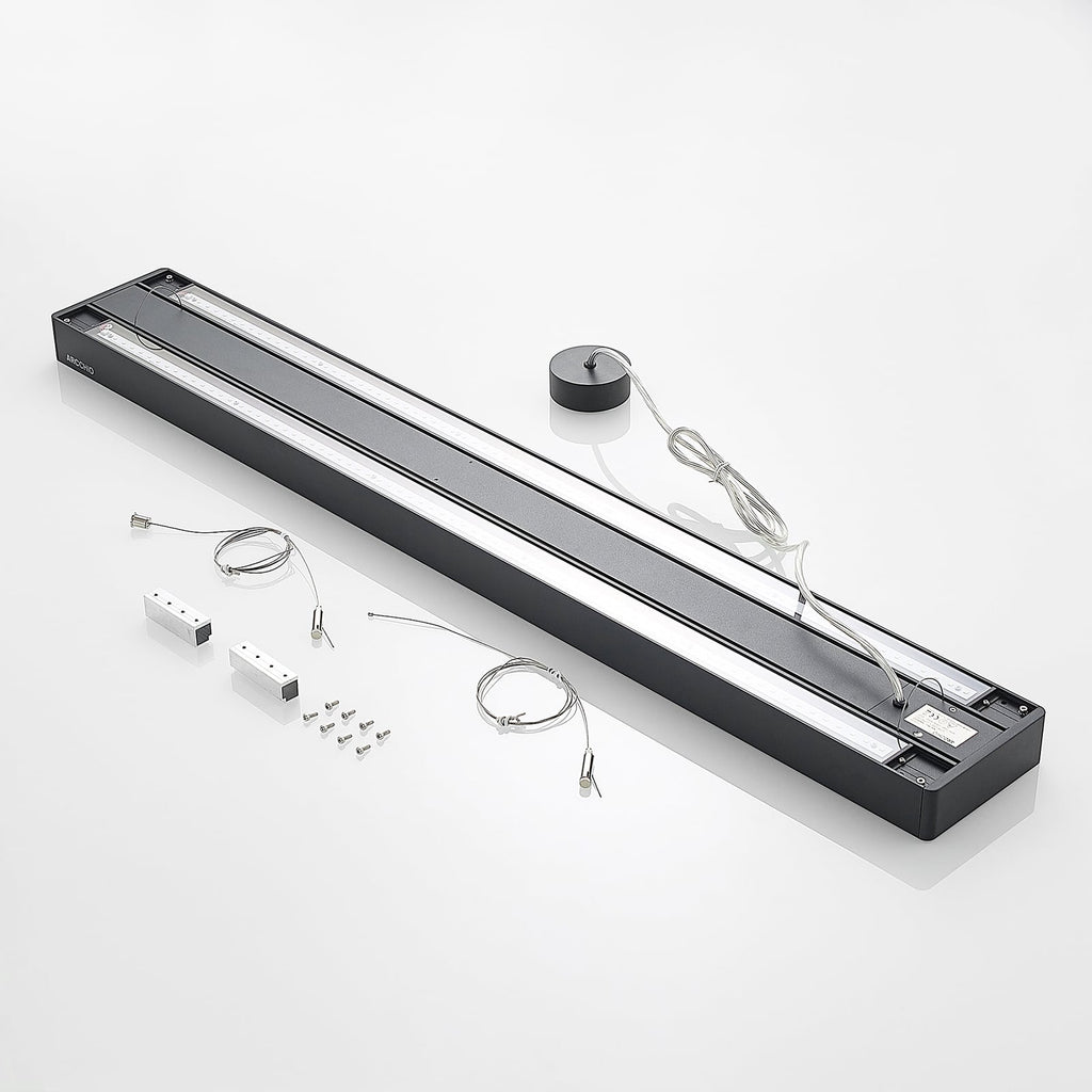LED pendellampe Susi svart opp og ned dimbar 120 cm DALI profil