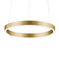 LED pendellampe Svea-40 dimbar med gestesensor gull Ø40 cm forfra