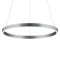 LED pendellampe Svea-L ring Ø60 cm matt nikkel forfra