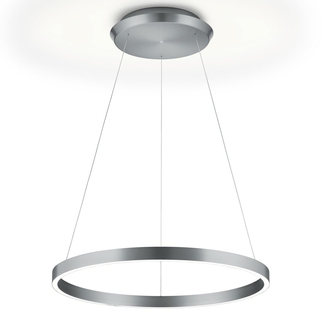 LED pendellampe Svea-L ring Ø60 cm matt nikkel nærbilde