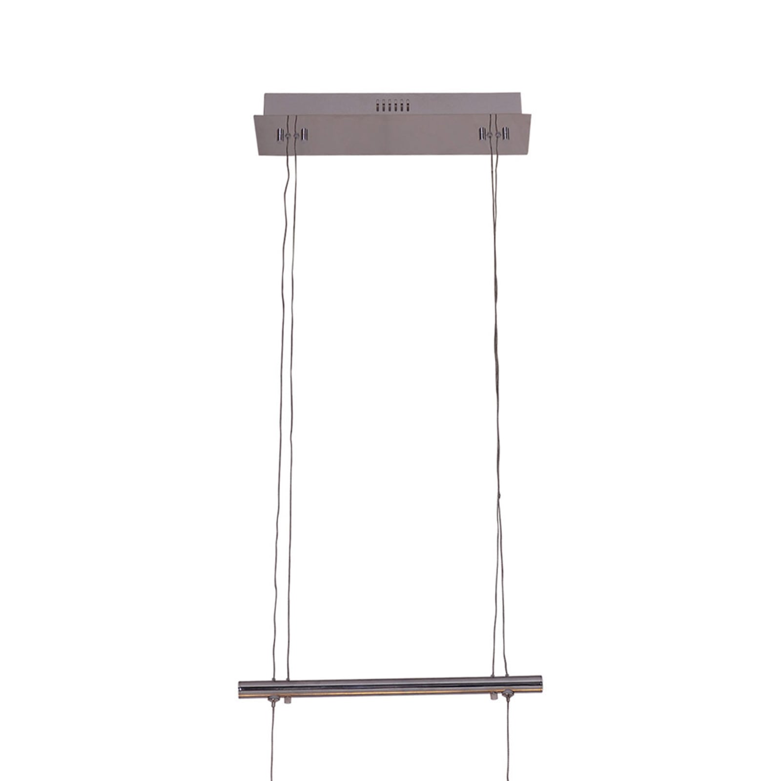 LED pendellampe Swirl dimbar høydejusterbar krom 100 cm 21W justering av høyde