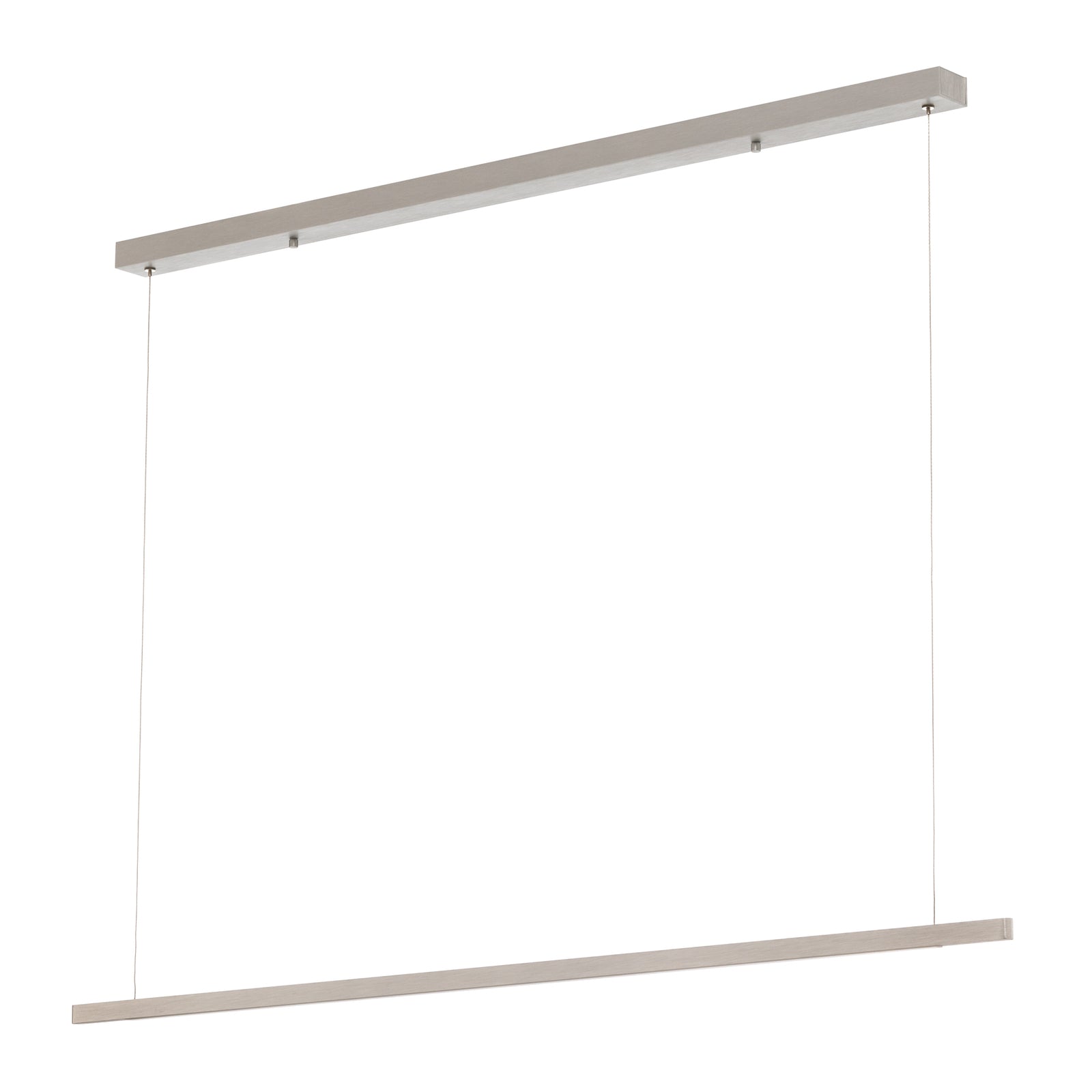 LED pendellampe Talon aluminium 118 cm montert i rom