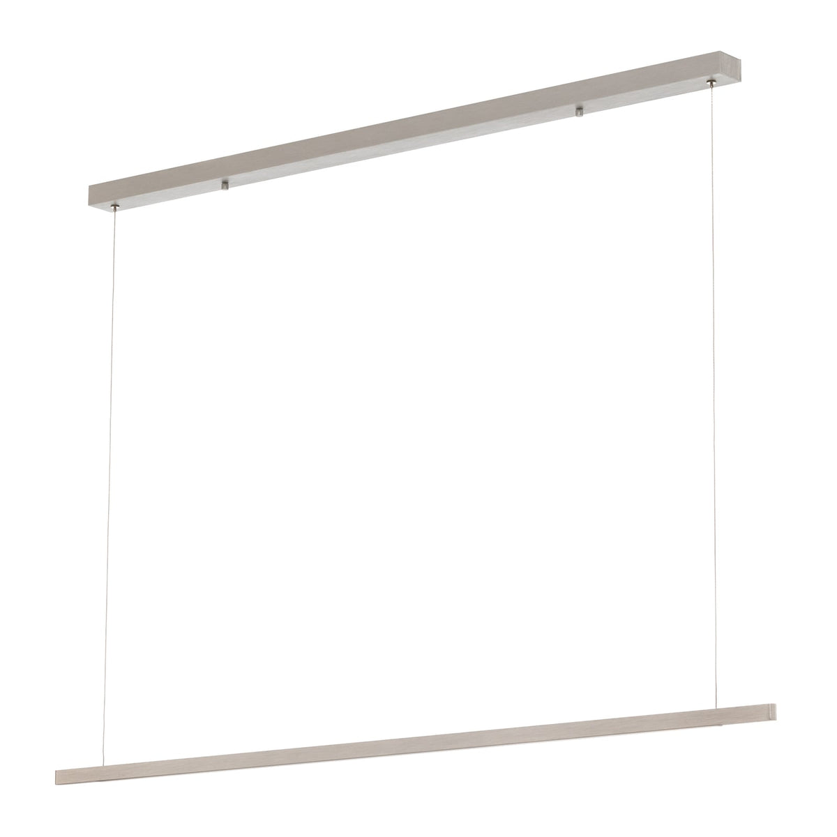 LED pendellampe Talon aluminium 118 cm montert i rom