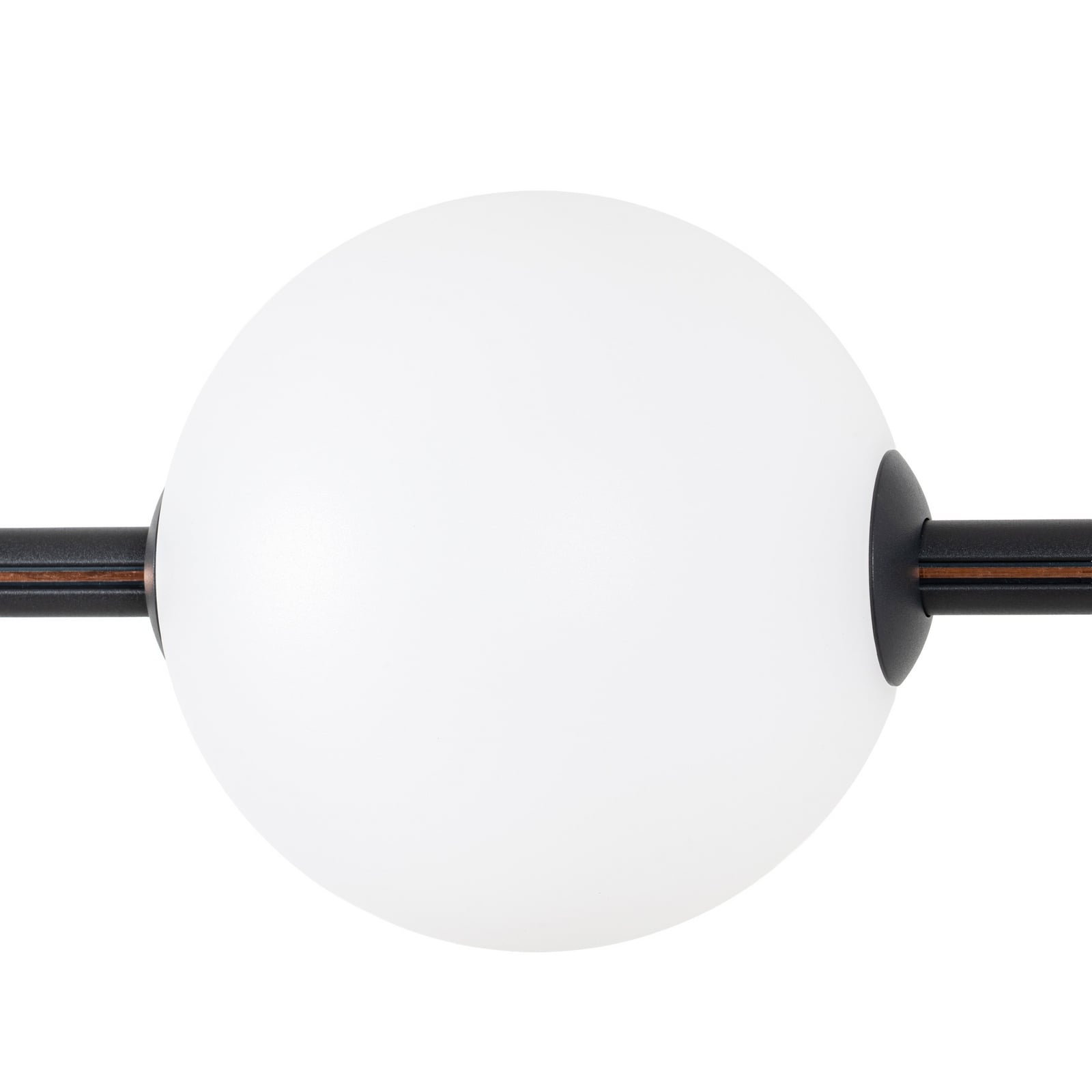 LED pendellampe Tanira svart/hvit sideprofil