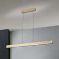 LED pendellampe Tara dimbar CCT matt messing 120 cm forfra