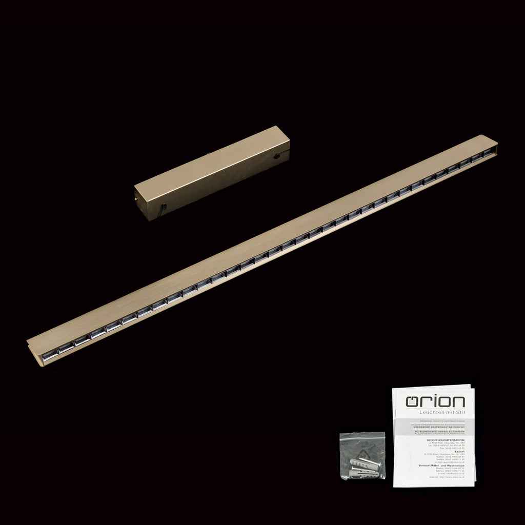 LED pendellampe Tara dimbar CCT matt messing 120 cm tastdimmer