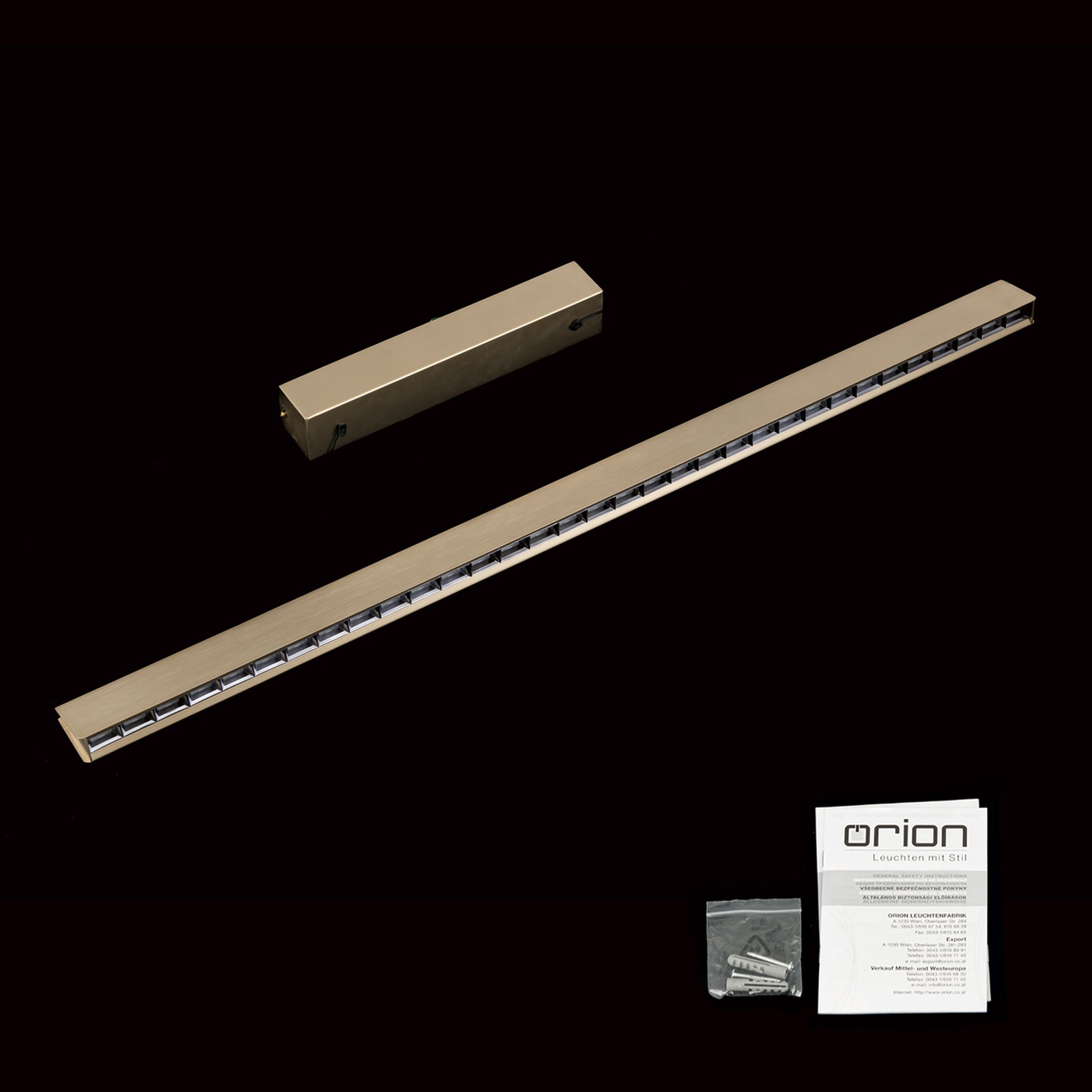 LED pendellampe Tara dimbar CCT matt messing 120 cm tastdimmer