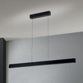 LED pendellampe Tara svart aluminium 120 cm 44W dimbar CCT forfra