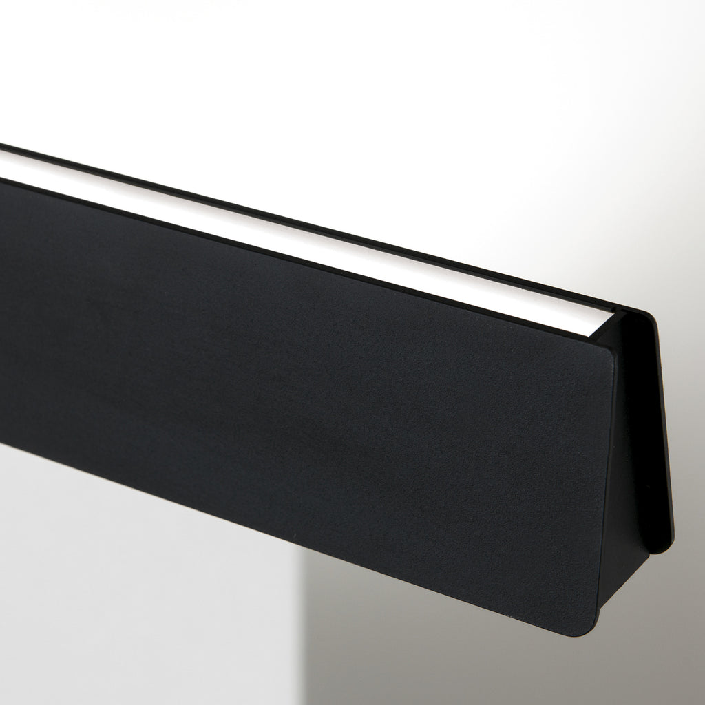 LED pendellampe Tara svart aluminium 120 cm 44W dimbar CCT nærbilde av lys