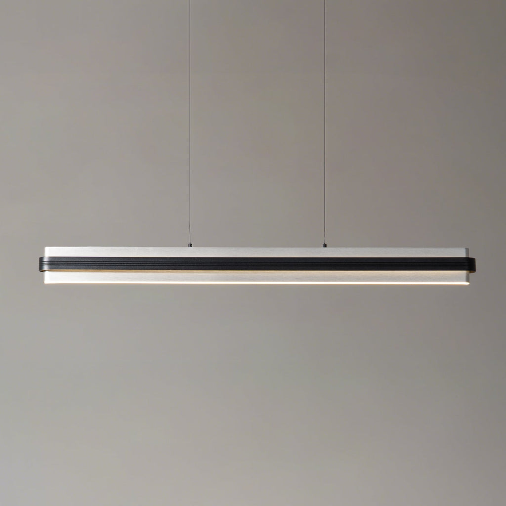 LED pendellampe Tarnin dimbar svart nikkel forfra