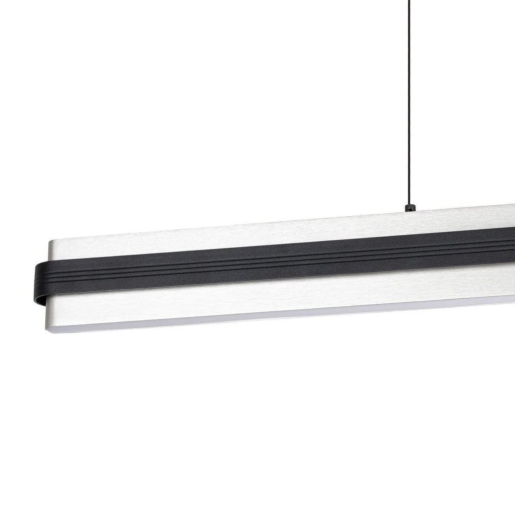 LED pendellampe Tarnin dimbar svart nikkel sideprofil