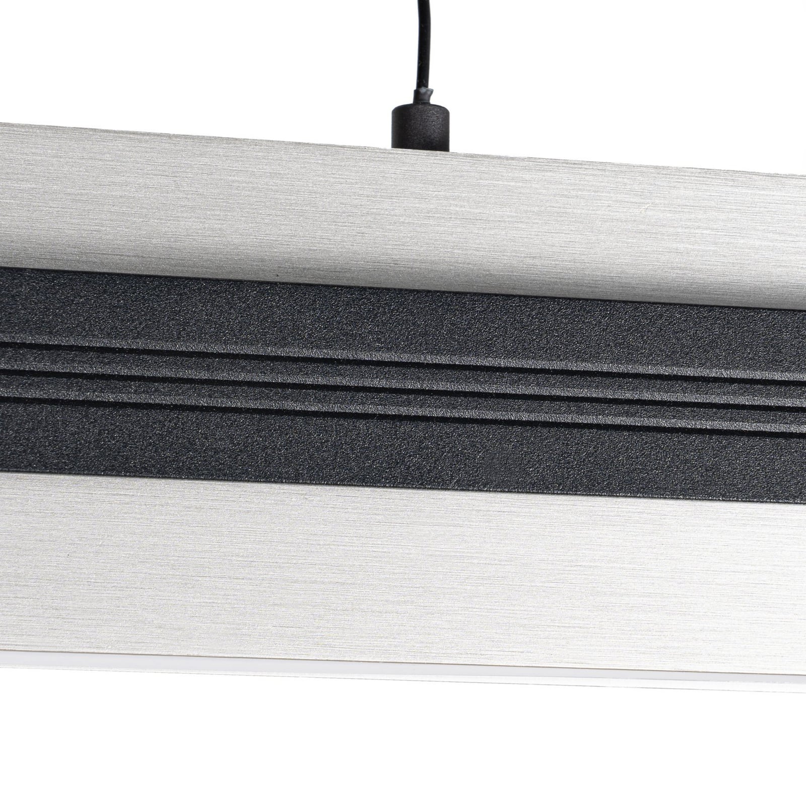 LED pendellampe Tarnin dimbar svart nikkel lys i rommet