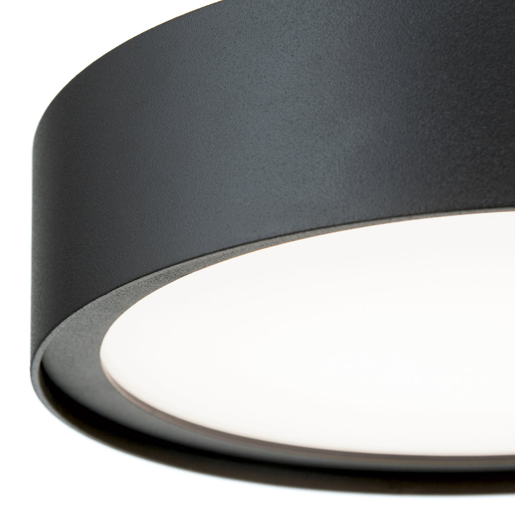 LED pendellampe Teide 3-lys svart metall dimbar fra siden