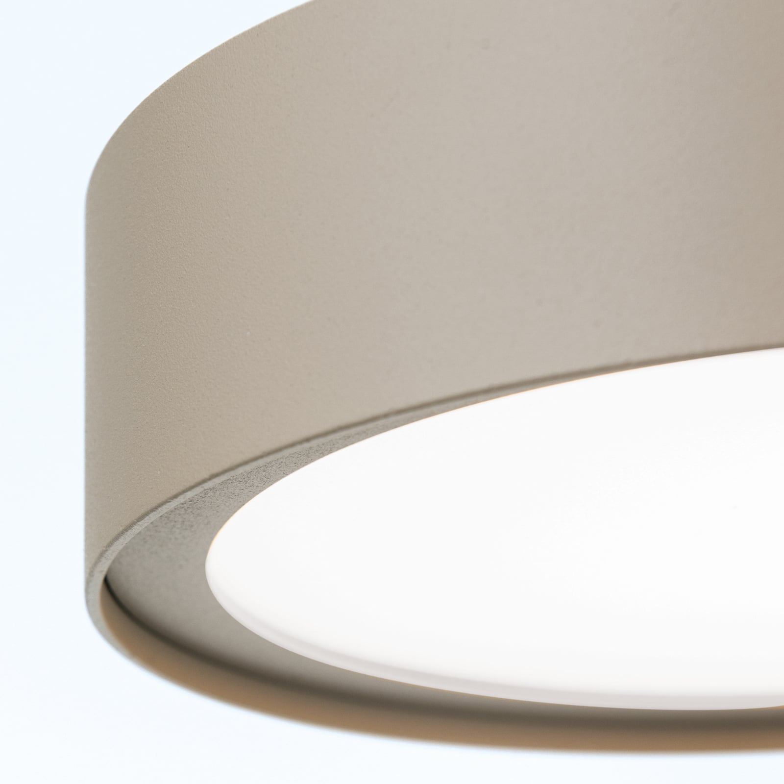 LED pendellampe Teide khaki metall høydejustering