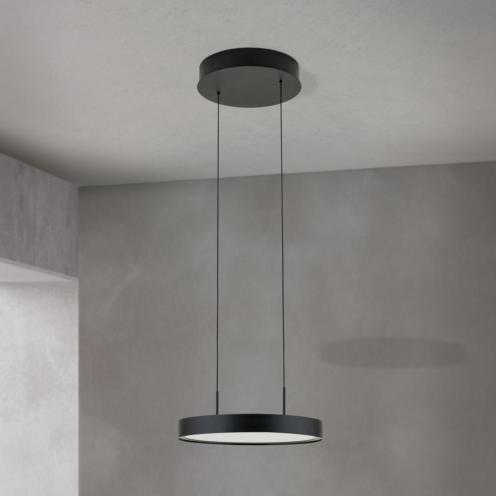 LED pendellampe Teide svart opp og ned dimbar montert