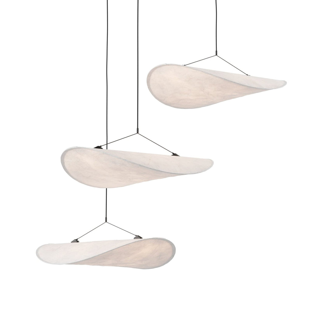 LED pendellampe Tense 3-lys dimbar hvit Ø152 cm helhetsbilde