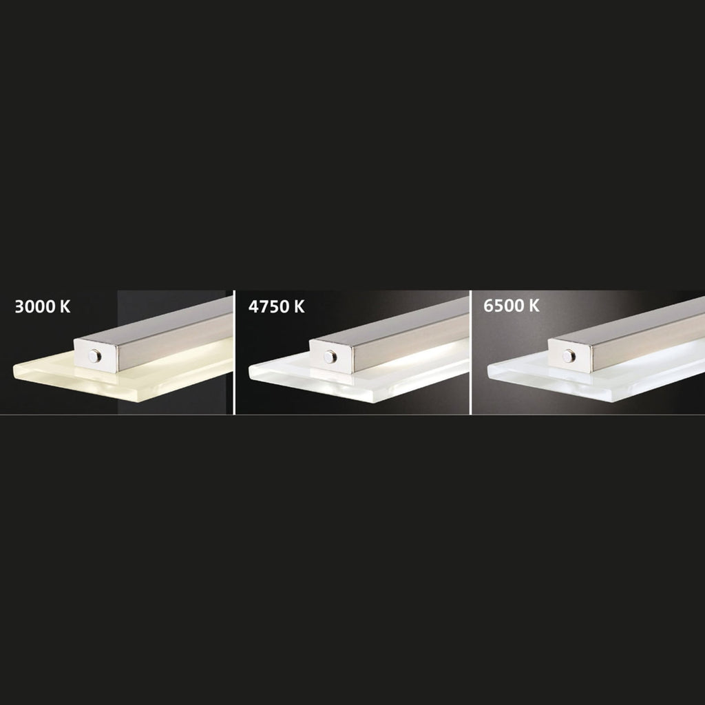 LED pendellampe Tenso matt nikkel dimbar CCT 64 cm montert i rom