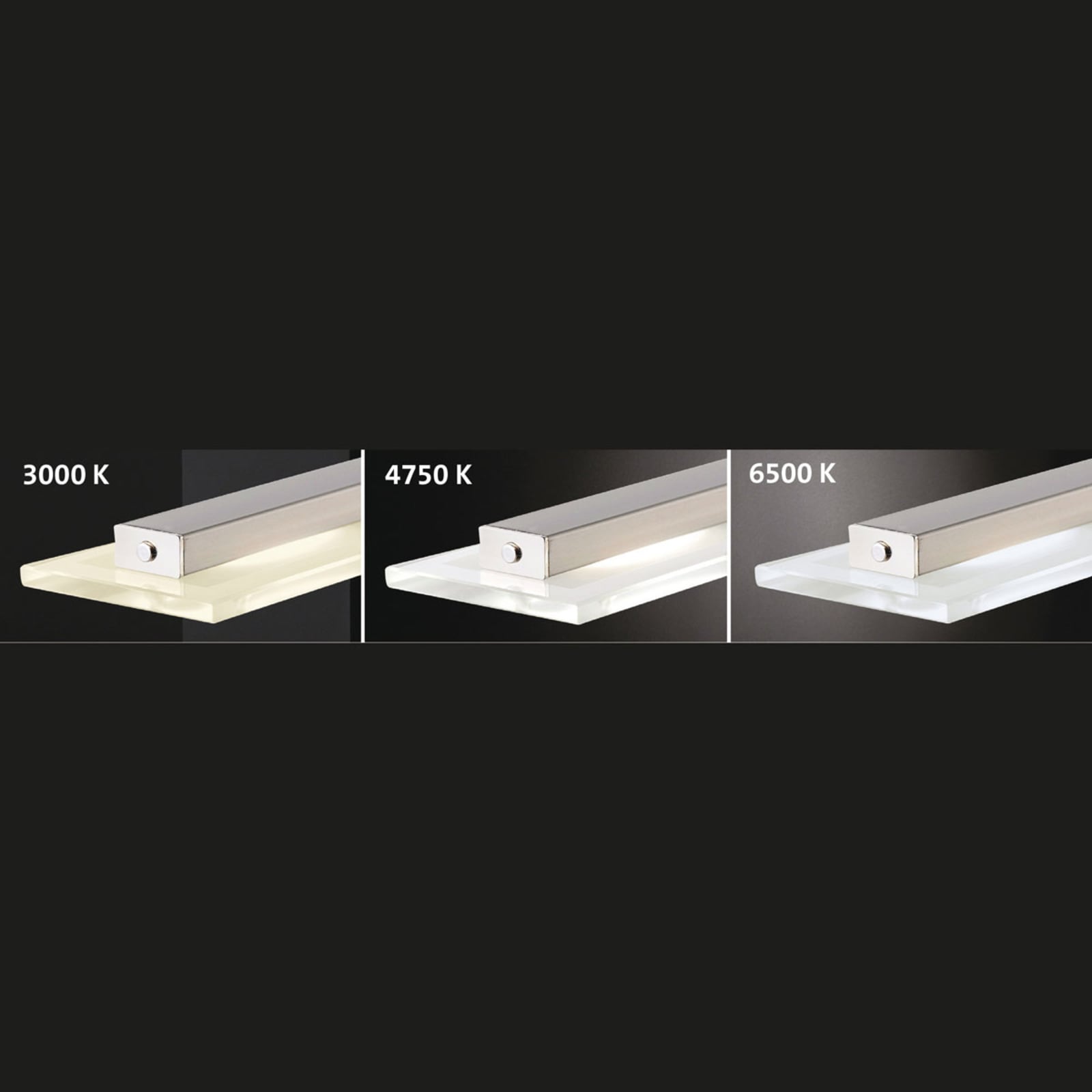 LED pendellampe Tenso matt nikkel dimbar CCT 64 cm montert i rom