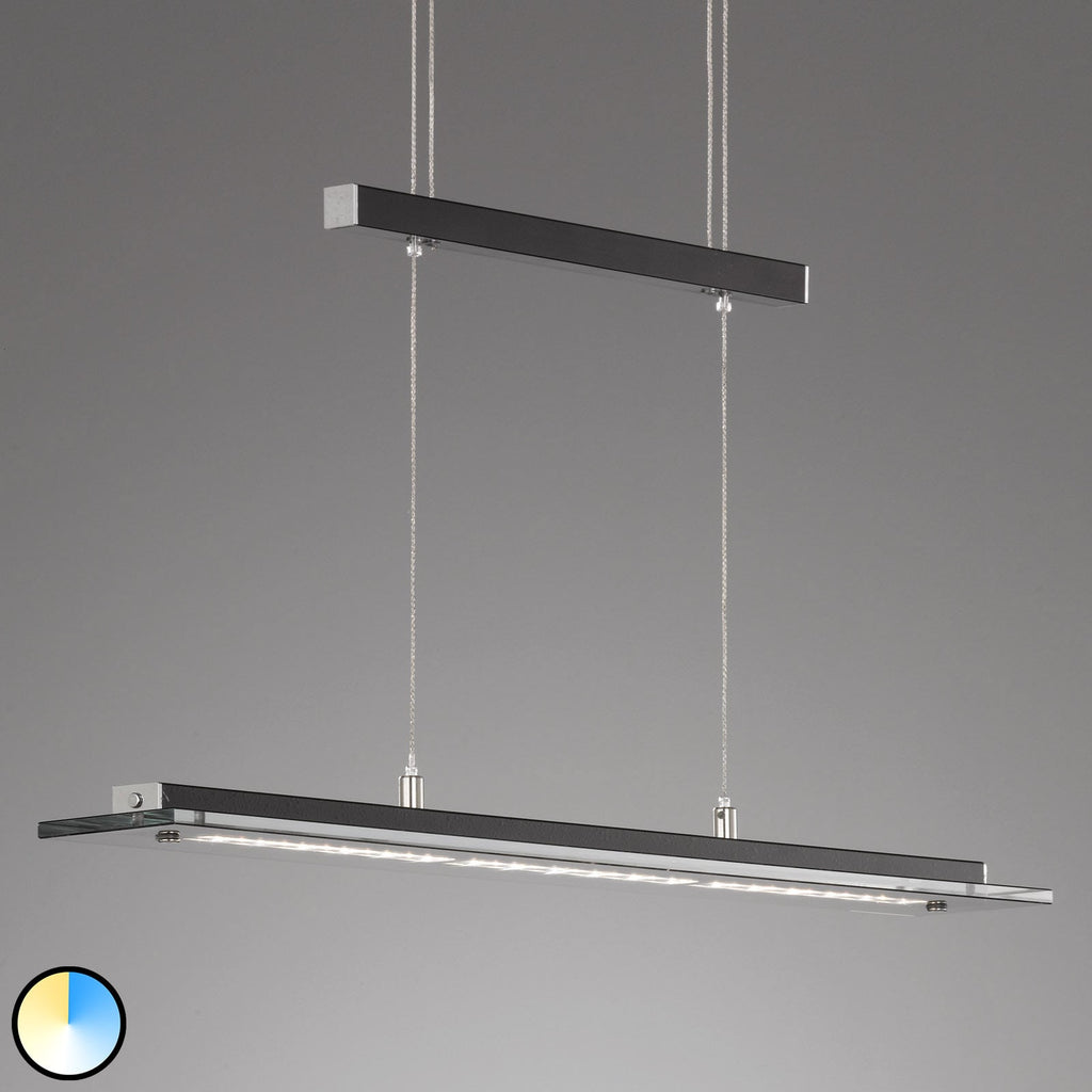 LED pendellampe Tenso TW dimbar svart 88 cm forfra