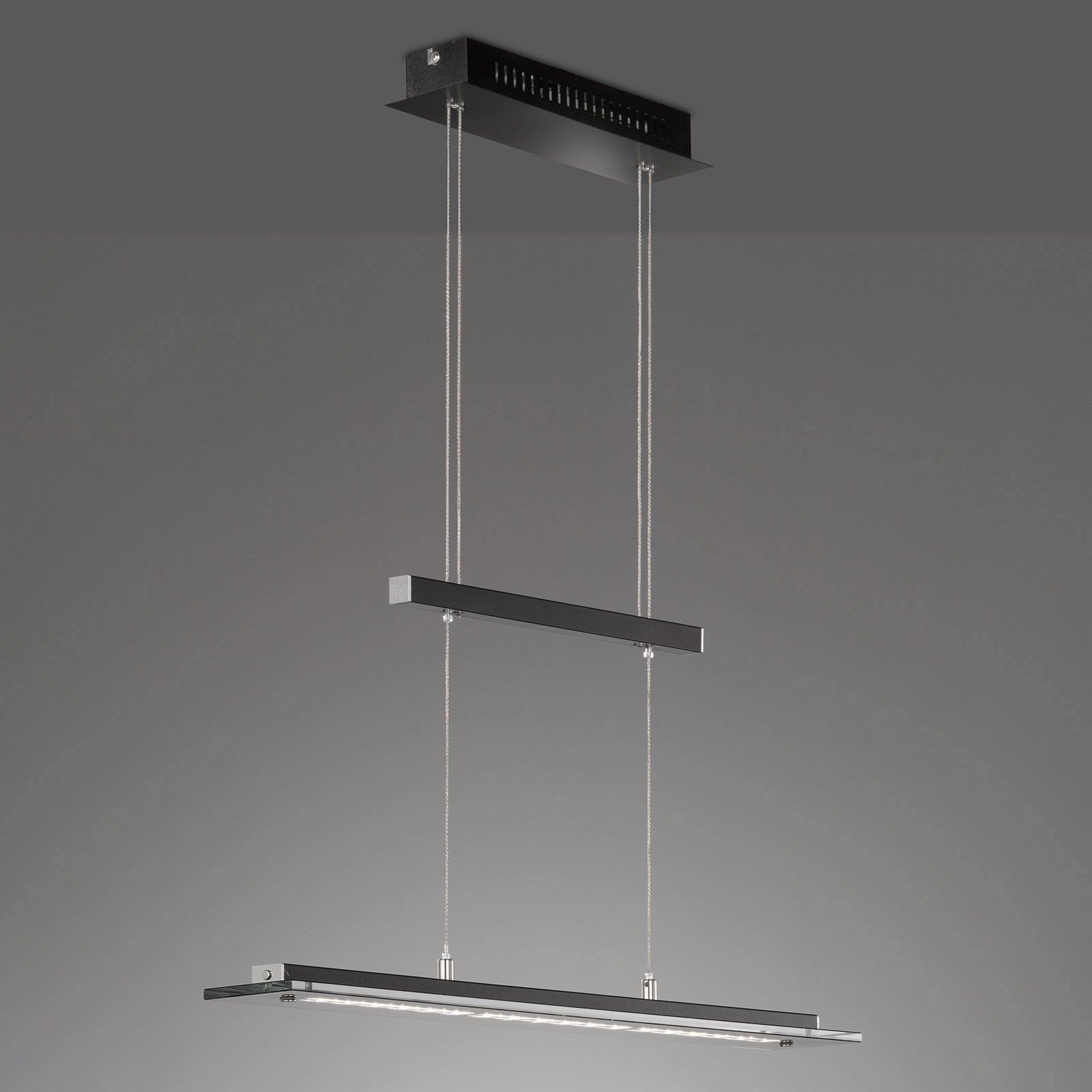 LED pendellampe Tenso TW dimbar svart 88 cm bakside