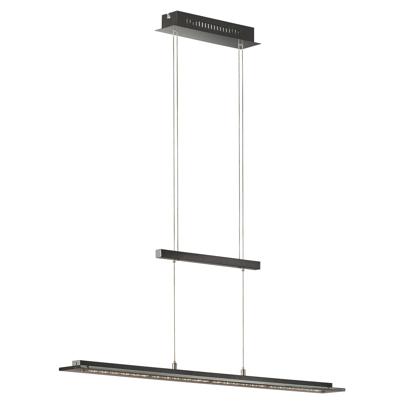 LED pendellampe Tenso TW dimbar svart 88 cm detalj