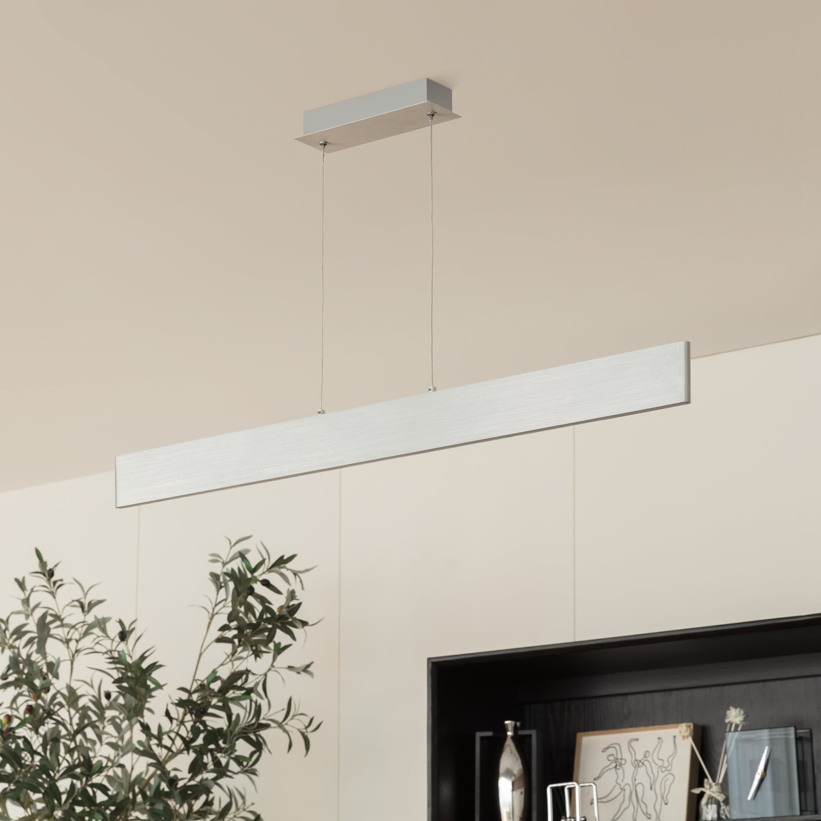 LED pendellampe Tinkodara aluminium 101 cm bakside