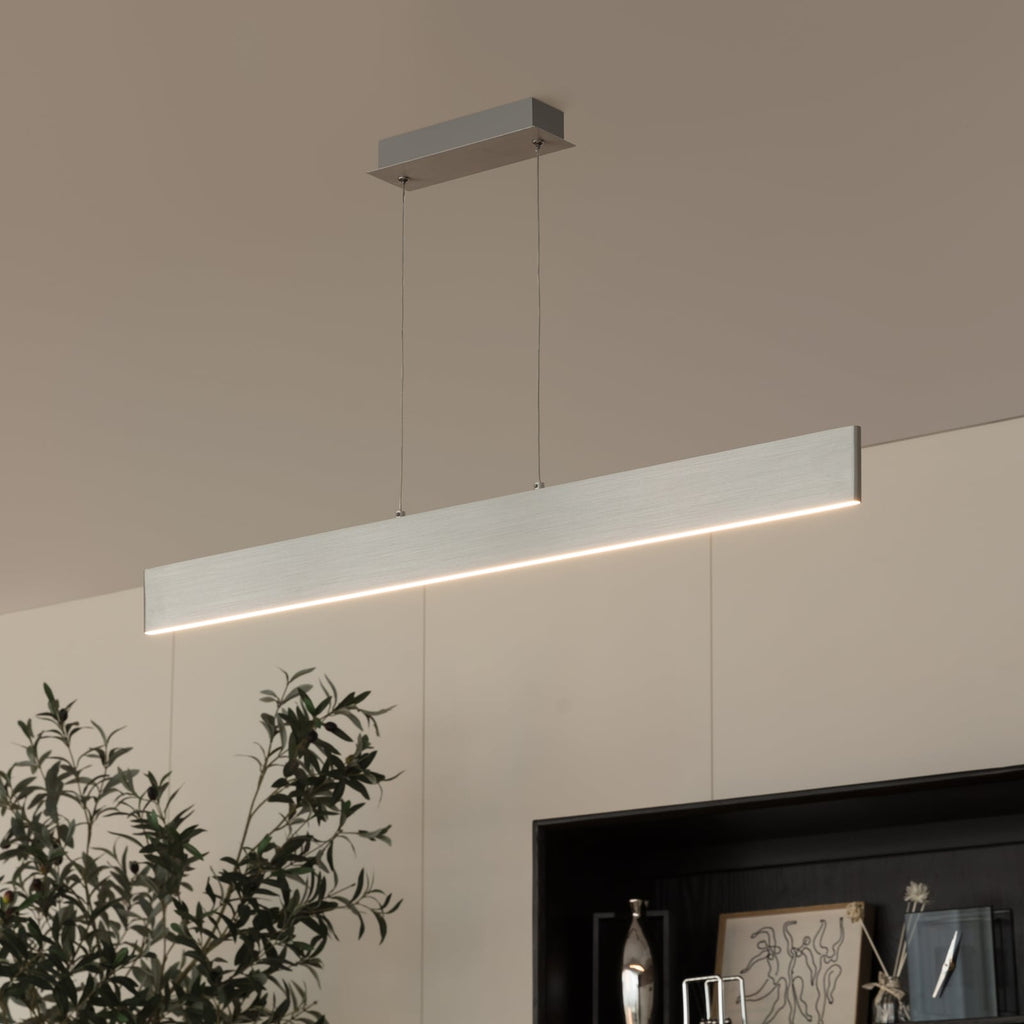 LED pendellampe Tinkodara aluminium 101 cm forfra