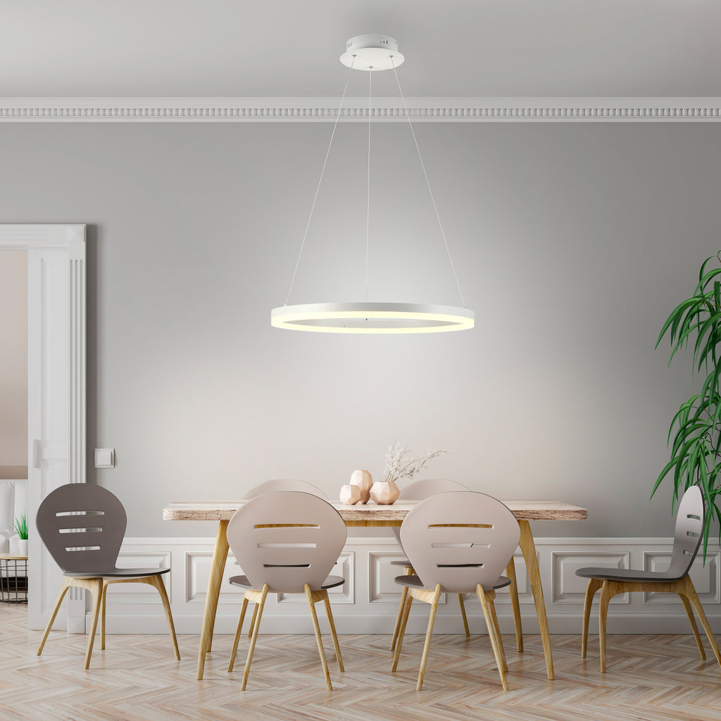 LED pendellampe Titus hvit dimbar detalj