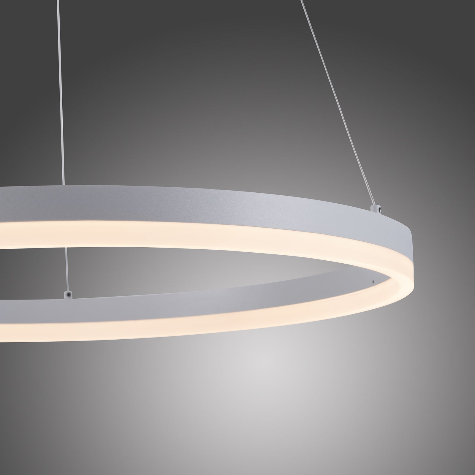 LED pendellampe Titus hvit dimbar justerbart oppheng