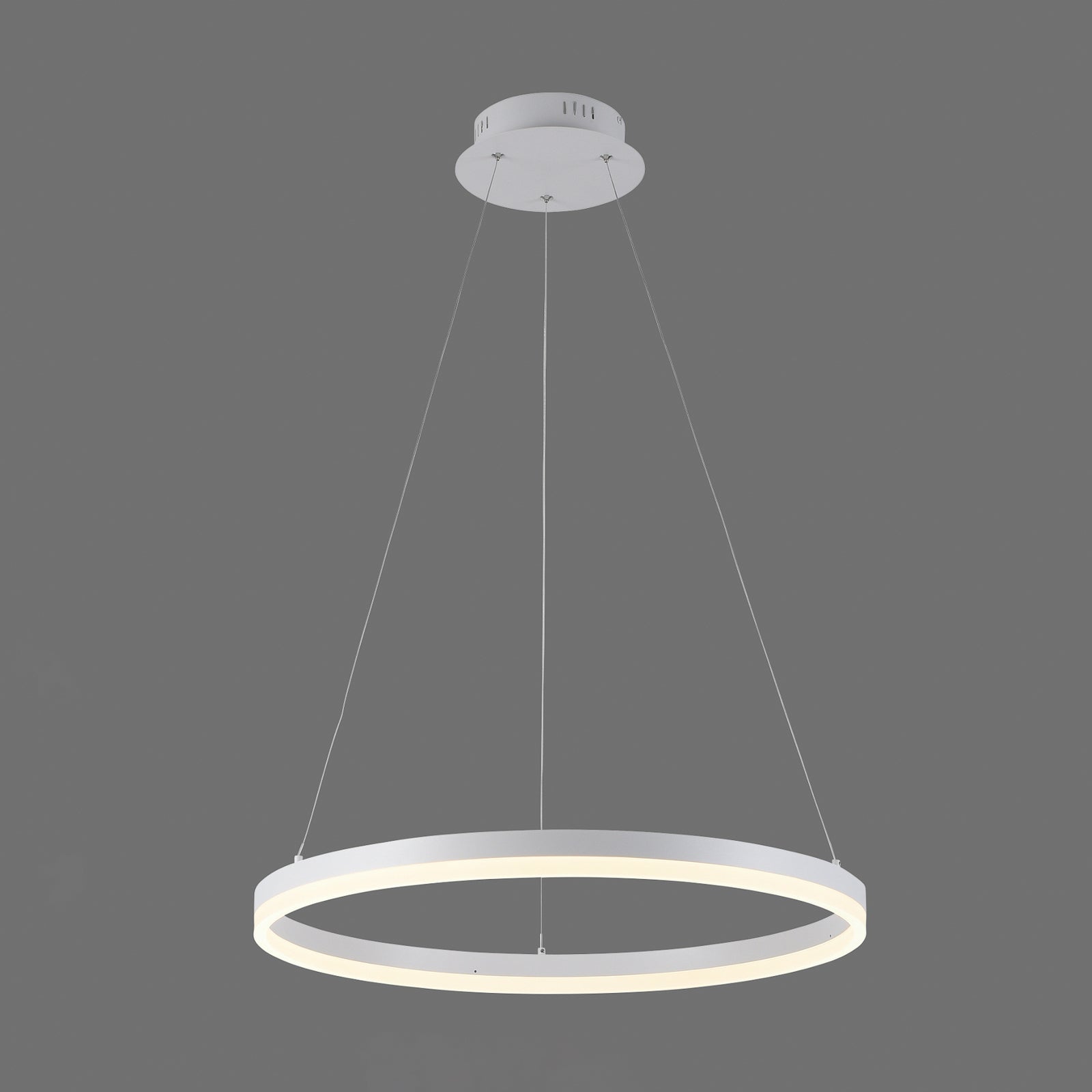 LED pendellampe Titus hvit dimbar montert i rom