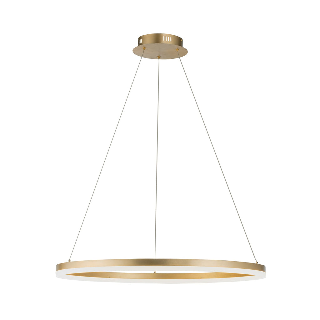LED pendellampe Titus messing dimbar Ø80 cm 60W forfra