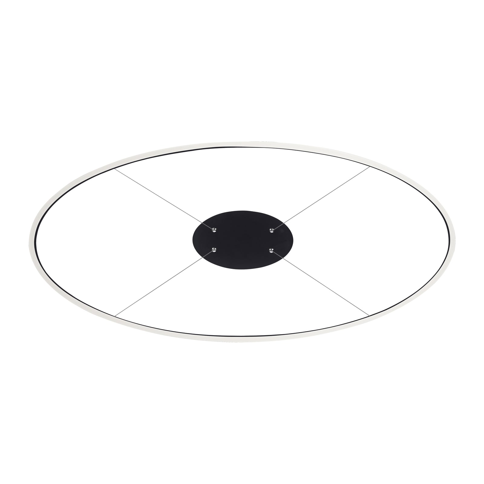 LED pendellampe Titus oval 118x56 cm antrasitt bakside