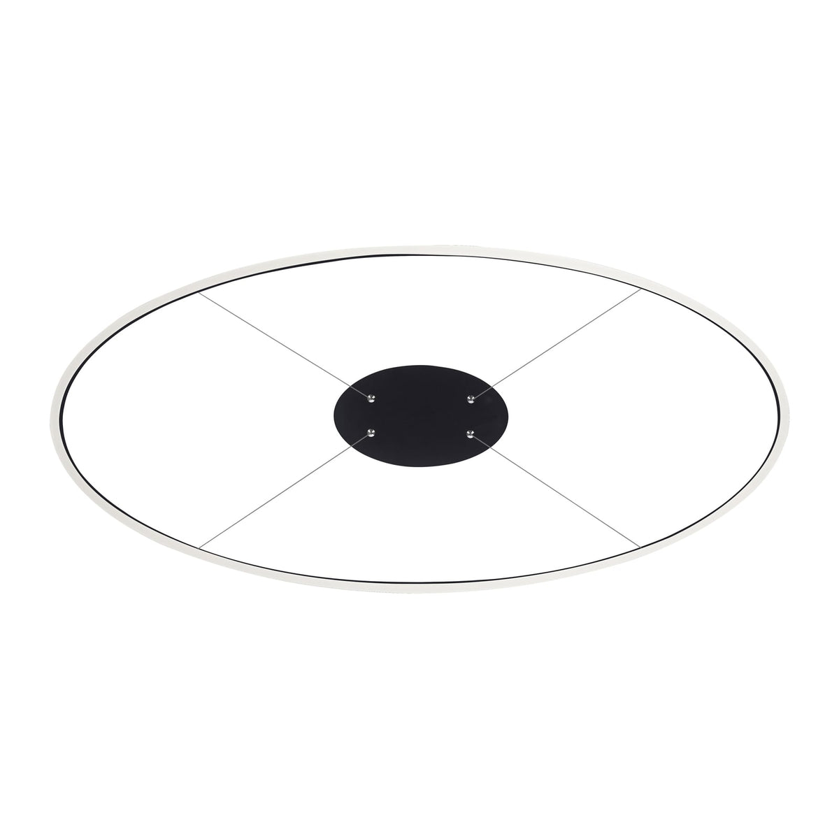 LED pendellampe Titus oval 118x56 cm antrasitt bakside