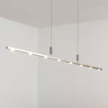 LED pendellampe Tolu dimbar matt nikkel 180 cm forfra