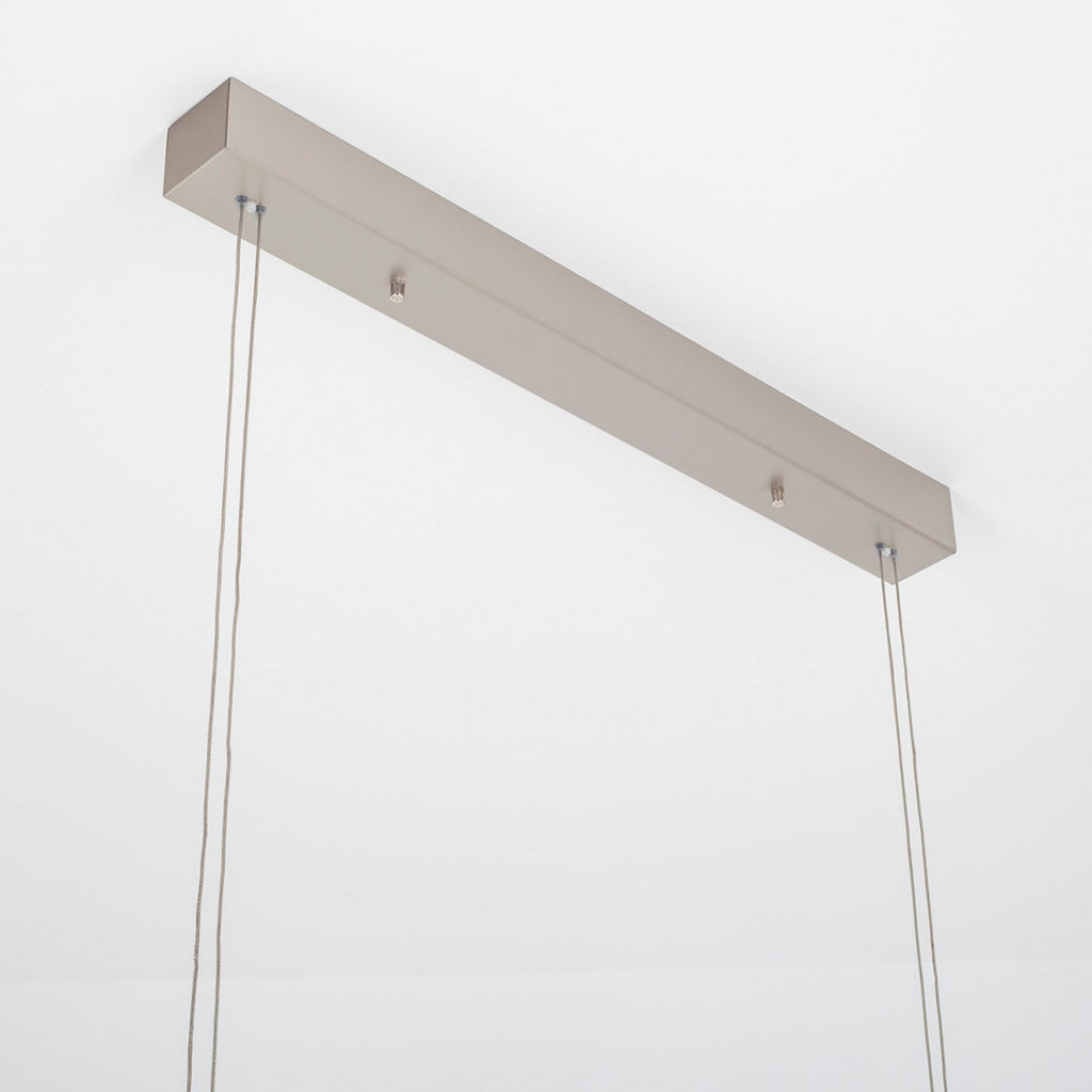 LED pendellampe Tolu dimbar matt nikkel 180 cm profil