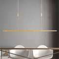 LED pendellampe Tolu dimbar messing 119 cm forfra