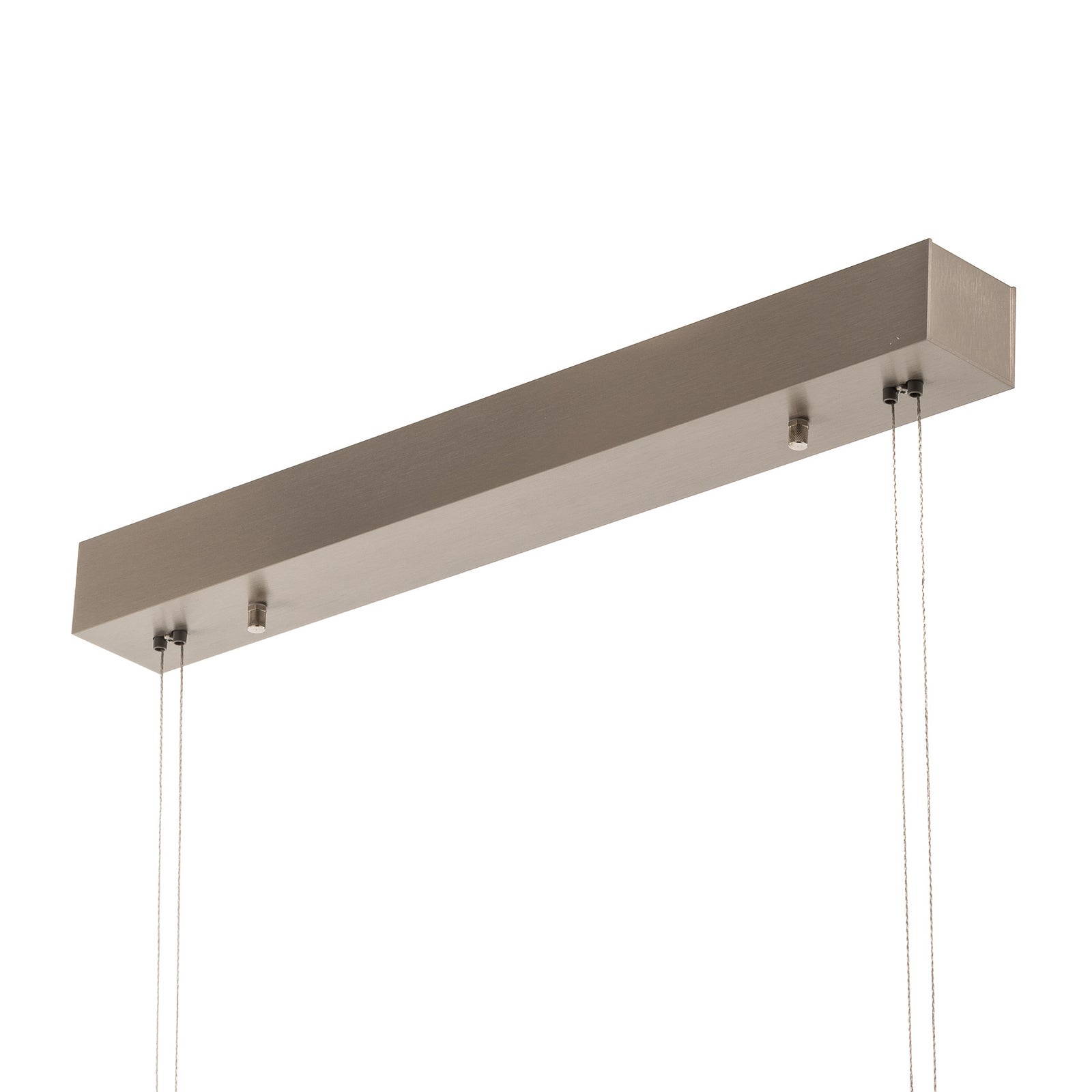 LED pendellampe Tolu matt nikkel dimbar materiale og finish