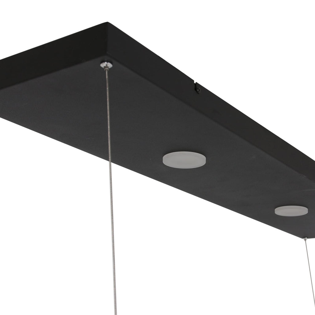 LED pendellampe Tor 6-lys dimbar svart 30W varmhvit oppheng