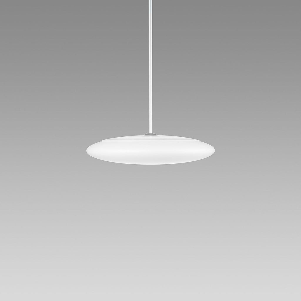 LED pendellampe Torino dimbar DALI hvit Ø60 cm detalj av lampe